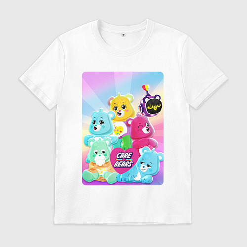 Мужская футболка Коллекция заботливых мишек PK XD / Белый – фото 1