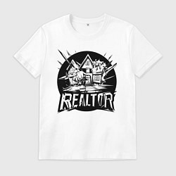 Мужская футболка Риелтор дом