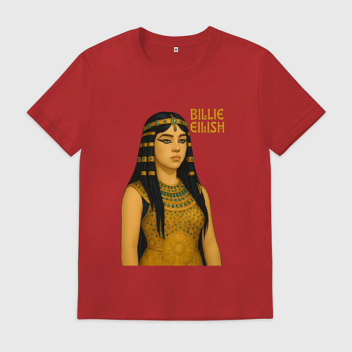 Мужская футболка Билли Айлиш фараон / Красный – фото 1