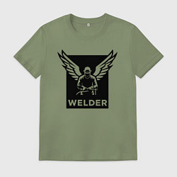 Мужская футболка Сварщик с крыльями