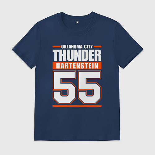 Мужская футболка Оклахома - Хартенштейн / Тёмно-синий – фото 1