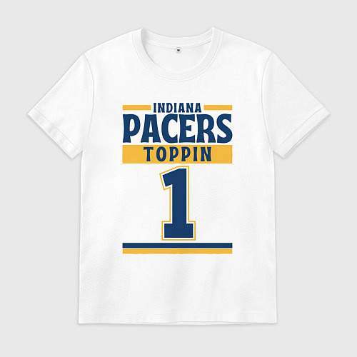 Мужская футболка Obi Toppin / Белый – фото 1