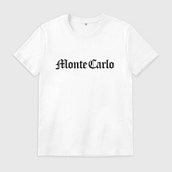 Футболка хлопковая мужская Monte Carlo - Monaco, цвет: белый