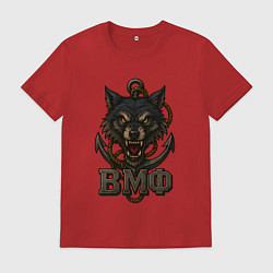 Мужская футболка ВМФ волк