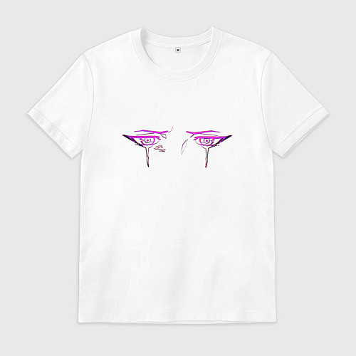 Мужская футболка The Eyes of Eternity - Cyberpunk / Белый – фото 1