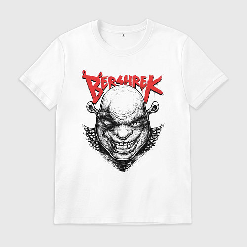 Мужская футболка Берсерк Шрек / Белый – фото 1