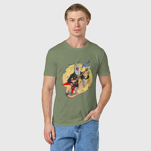 Мужская футболка Крысиный рок / Авокадо – фото 3