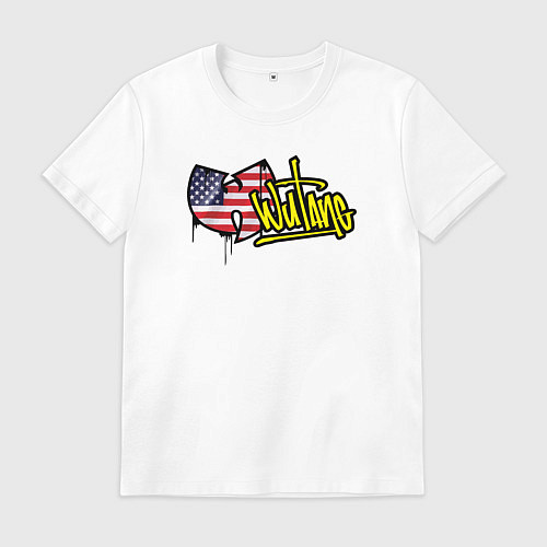 Мужская футболка USA Wu-Tang / Белый – фото 1
