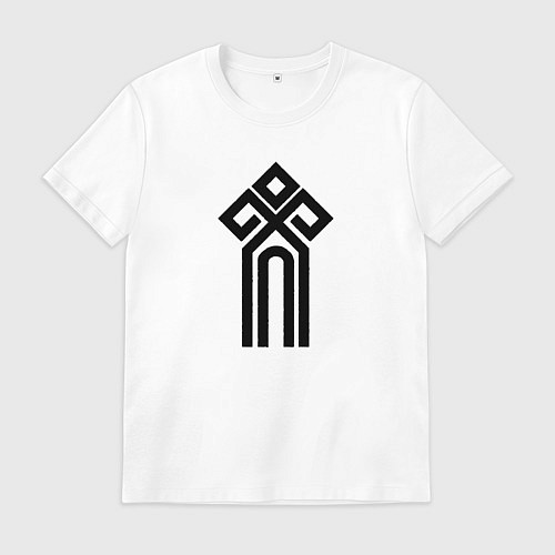 Мужская футболка Чур - символ / Белый – фото 1