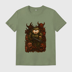 Мужская футболка Эрик Картман во вселенной Doom