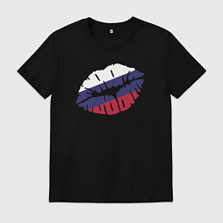 Мужская футболка Russian kiss