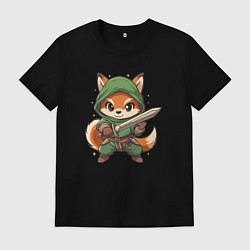 Мужская футболка Лисёнок с мечом