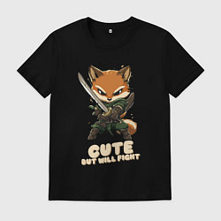 Мужская футболка Милый но готов драться