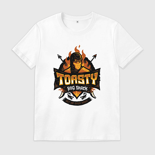 Мужская футболка Scorpion toasty / Белый – фото 1