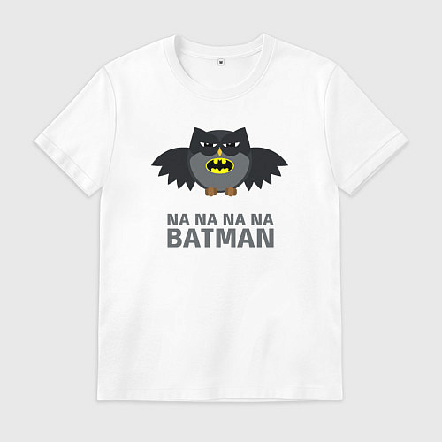 Мужская футболка Owl Batman / Белый – фото 1