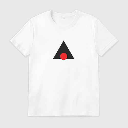 Мужская футболка Минимализм: геометрия / Белый – фото 1