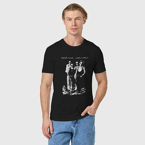 Мужская футболка Depeche Mode - World Violation Official Merch / Черный – фото 3