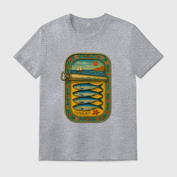 Мужская футболка Консервы - сардины и море