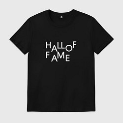 Футболка хлопковая мужская Hall of fame, цвет: черный