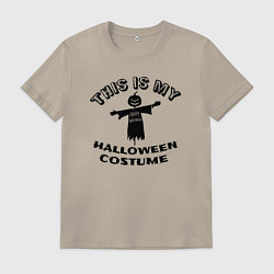 Мужская футболка Это мой хэлоуин костюм с пугалом