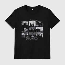 Футболка хлопковая мужская Depeche Mode - Strangelove - music video shots, цвет: черный