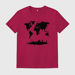 Мужская футболка Мир в тени города