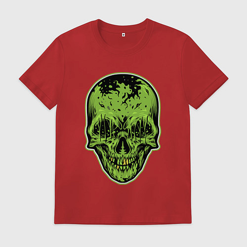 Мужская футболка Green skeletor / Красный – фото 1