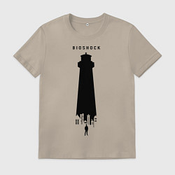Мужская футболка Биошок маяк