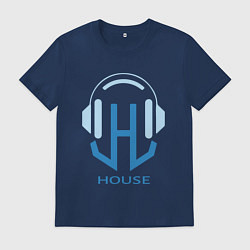 Мужская футболка Логотип House Music