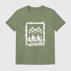 Мужская футболка Дуэль на льду