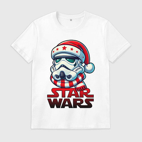 Мужская футболка Stormtrooper new year / Белый – фото 1