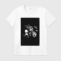 Футболка хлопковая мужская Фильм Пила, цвет: белый