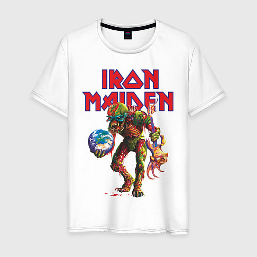 Мужская футболка Iron Maiden / Белый – фото 1