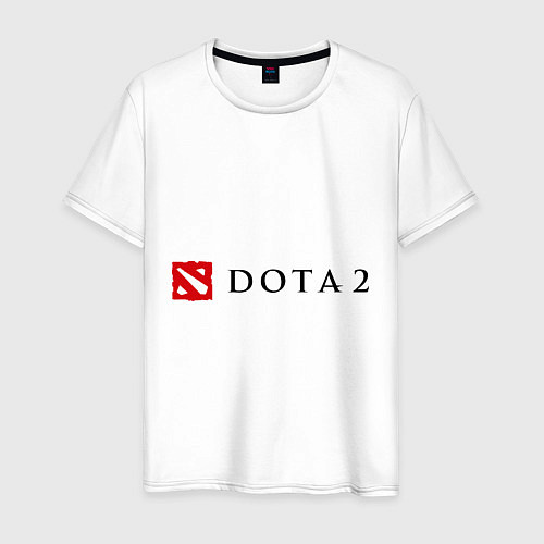 Мужская футболка Dota 2: Logo / Белый – фото 1