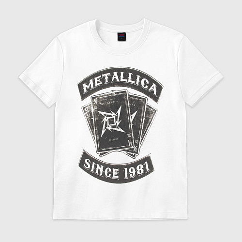 Мужская футболка Metallica: since 1981 / Белый – фото 1
