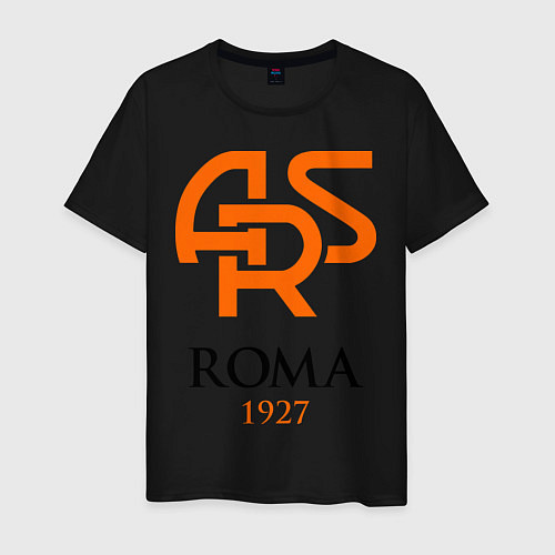 Мужская футболка FC Roma 1927 / Черный – фото 1