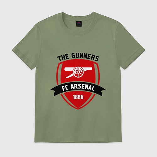 Мужская футболка FC Arsenal: The Gunners / Авокадо – фото 1