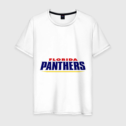 Мужская футболка HC Florida Panthers Sign / Белый – фото 1
