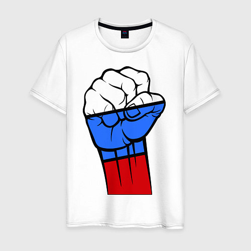 Мужская футболка Русский дух / Белый – фото 1
