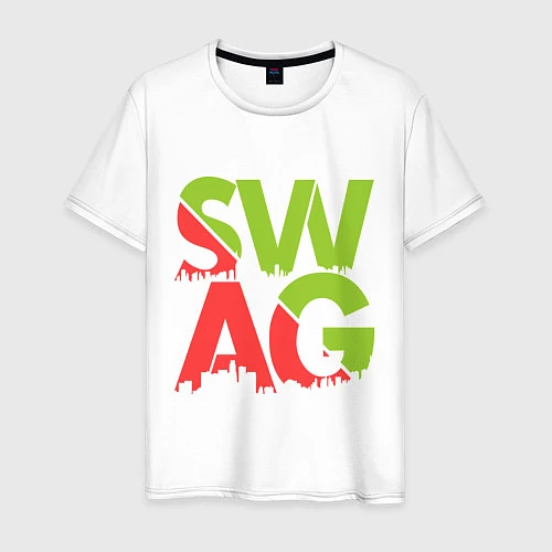 Мужская футболка City SWAG / Белый – фото 1