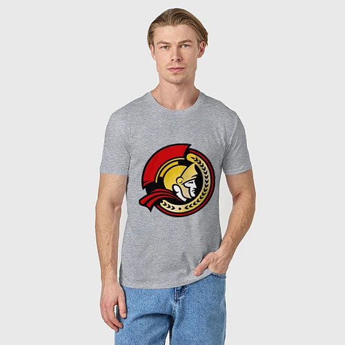 Мужская футболка HC Ottawa Senators Alternative / Меланж – фото 3