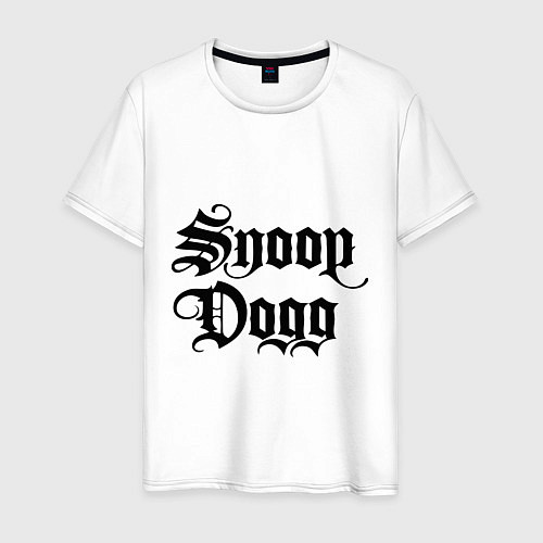 Мужская футболка Snoop Dogg / Белый – фото 1