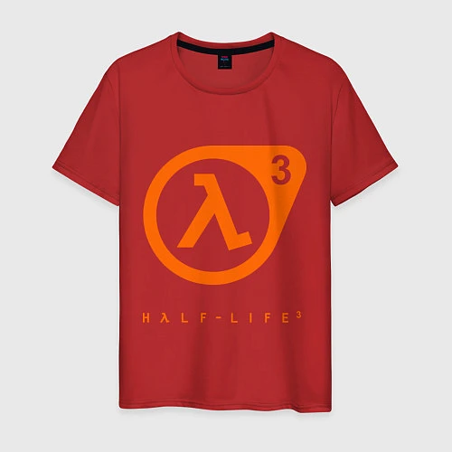 Мужская футболка Half-Life 3 / Красный – фото 1