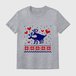 Мужская футболка Любовь оленей
