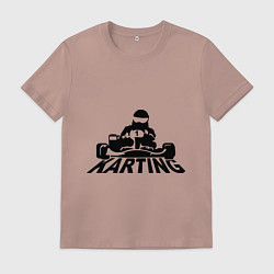 Мужская футболка Картинг