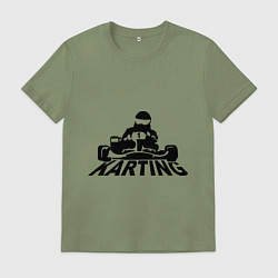 Мужская футболка Картинг