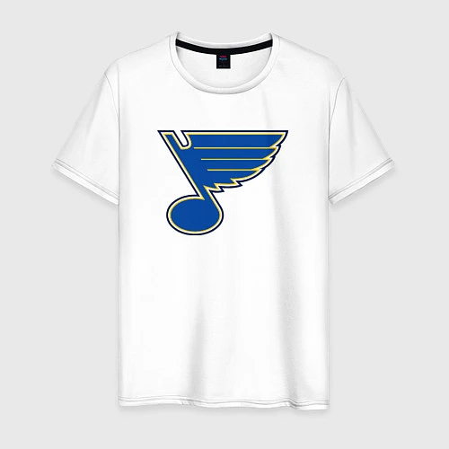 Мужская футболка St Louis Blues / Белый – фото 1