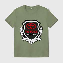 Мужская футболка Тойота моторс герб