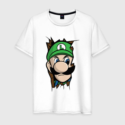 Мужская футболка Луиджи Марио / Белый – фото 1