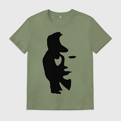 Мужская футболка Саксофонист или девушка